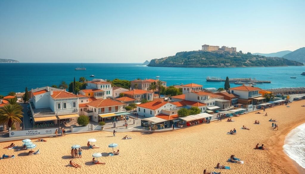 Atenas lugares verano turismo playas