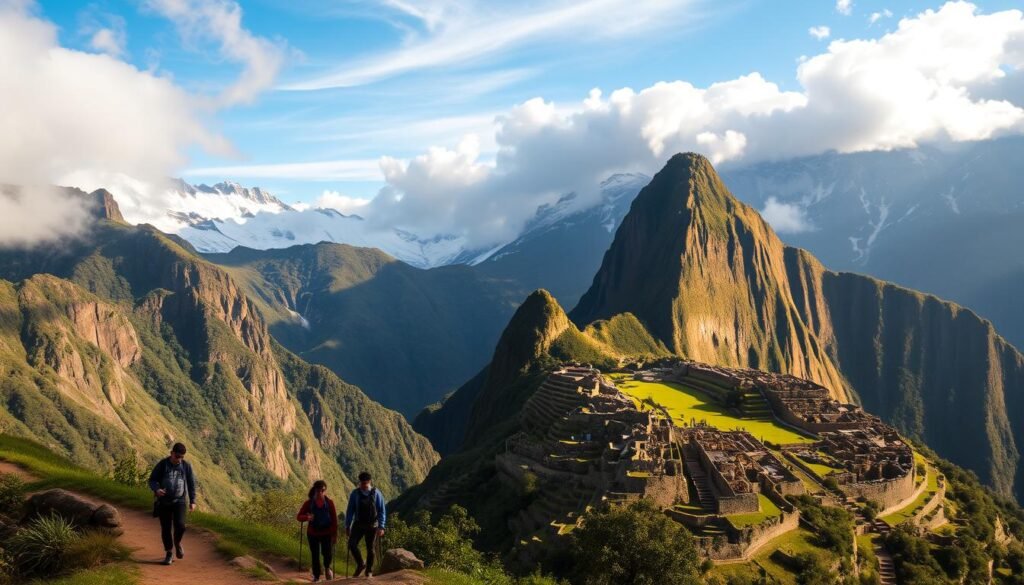 Aventura en montañas de Machu Picchu