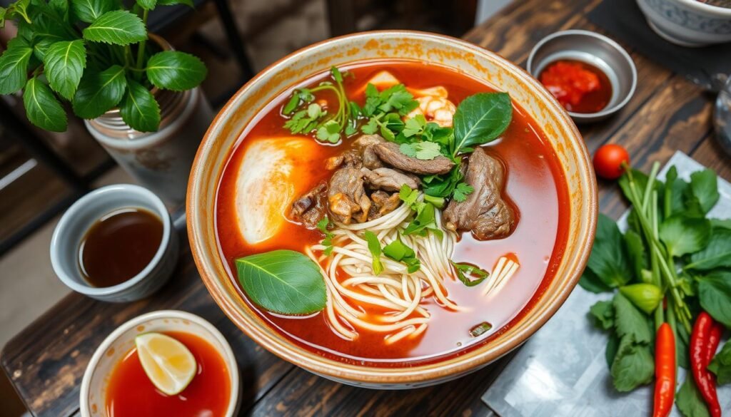 Bún Bò Huế sopa tradicional vietnamita