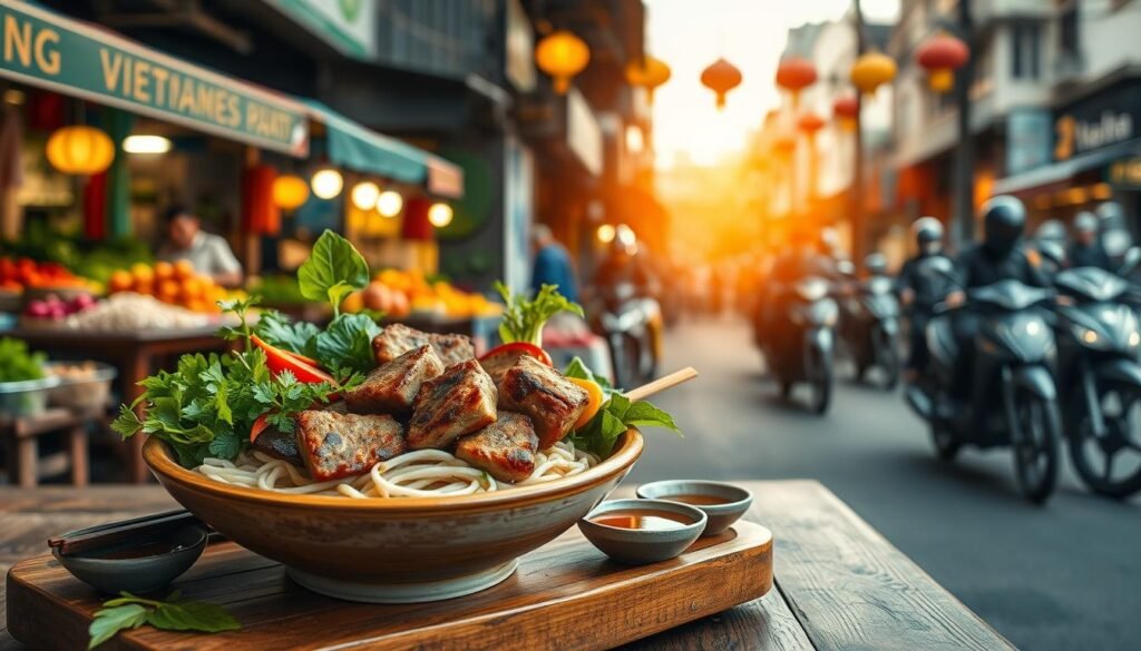 Bún Chả plato vietnamita tradicional