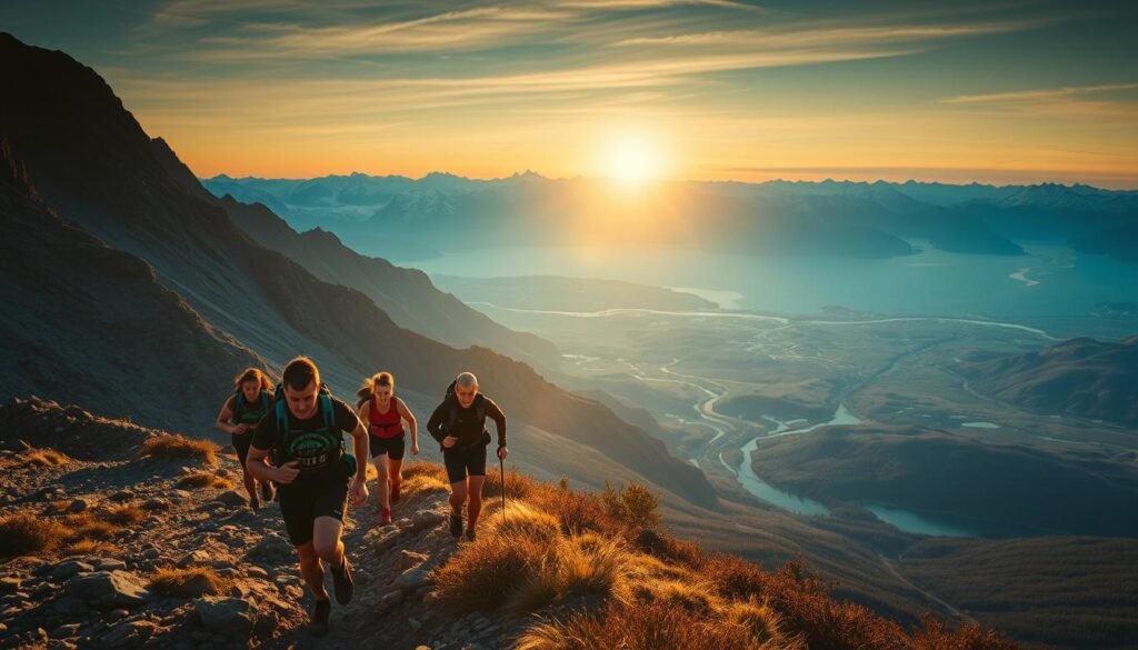Carrera de aventura en Patagonia