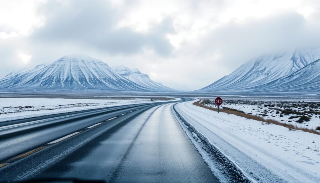 Carreteras de Islandia en invierno