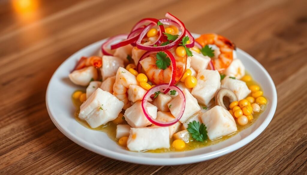 Ceviche peruano tradicional