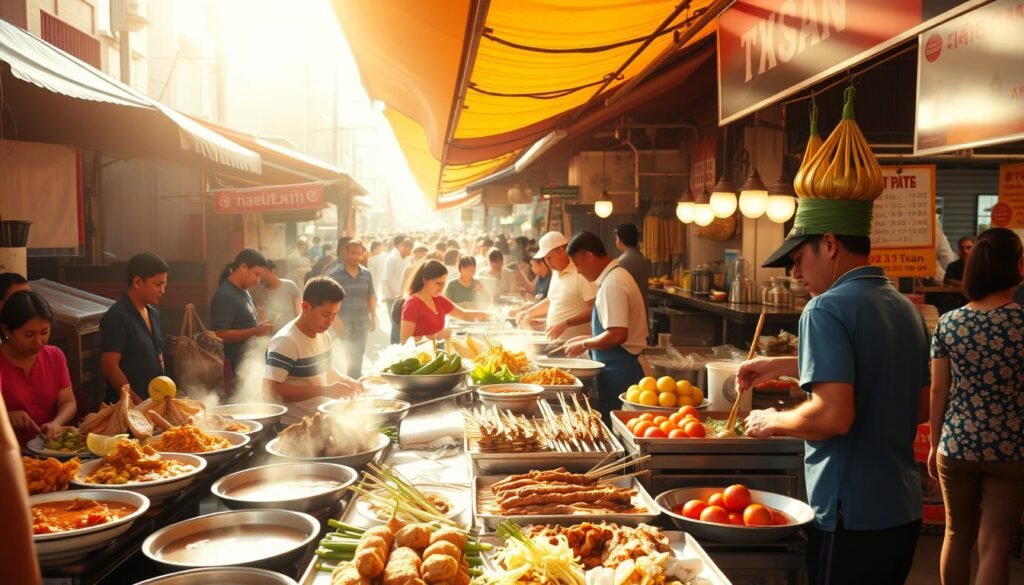 Comida callejera tailandesa