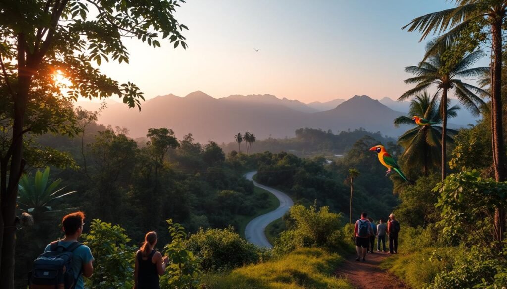 Conservación de biodiversidad en turismo ambiental