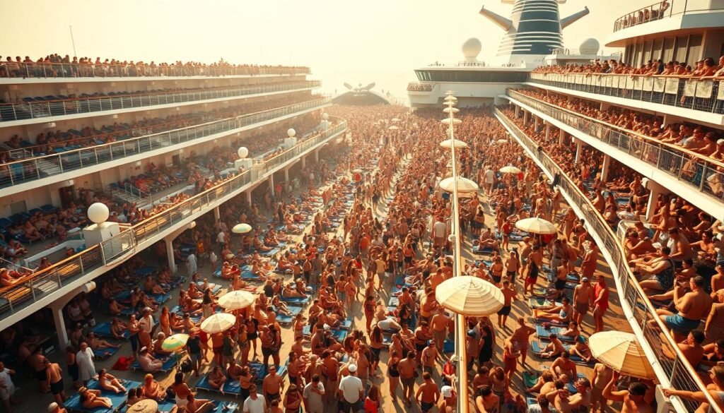 Cruceros famosos hacinamiento