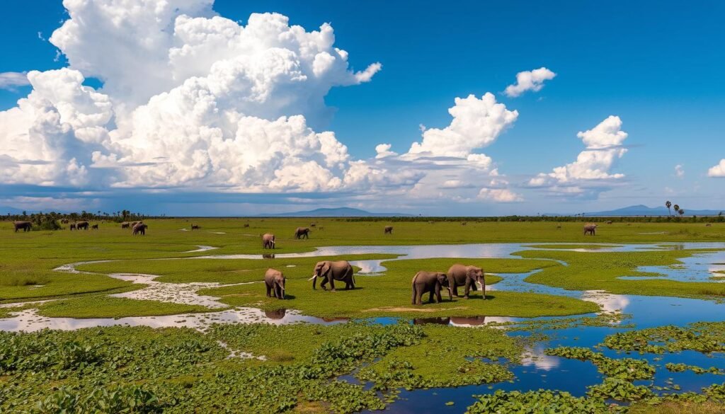 Delta del Okavango paisaje Delta del Okavango paisaje