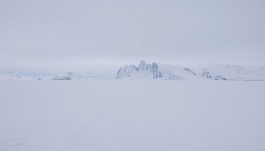 Destinos nieve Antártida paisaje helado