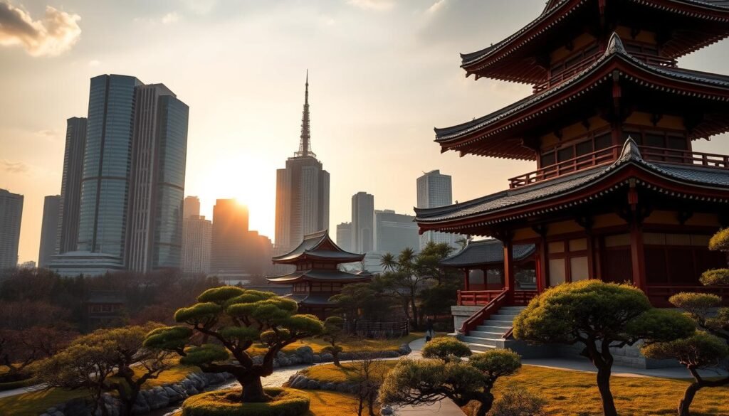 Equilibrio entre modernidad y tradición en Japón