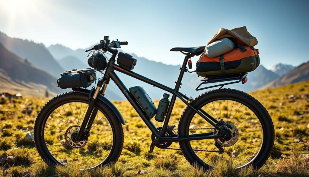 Equipamiento para bicicleta de aventura