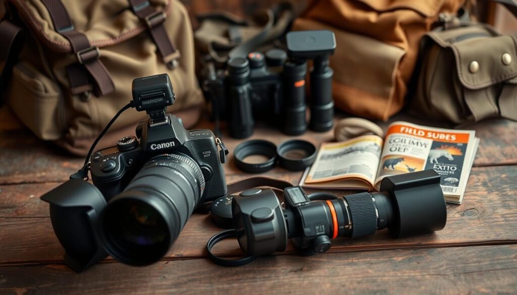 Equipo fotográfico para safari Equipo fotográfico para safari