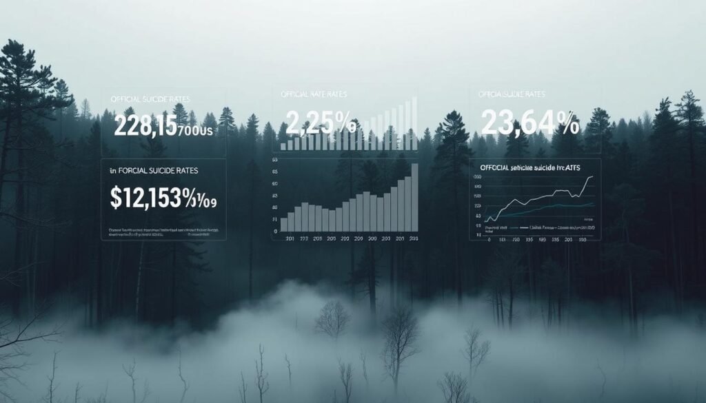 Estadísticas de Aokigahara y suicidio en Japón