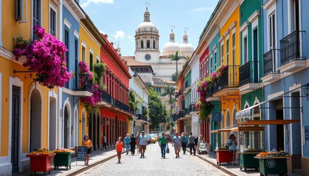 Getsemaní barrio colorido en Cartagena