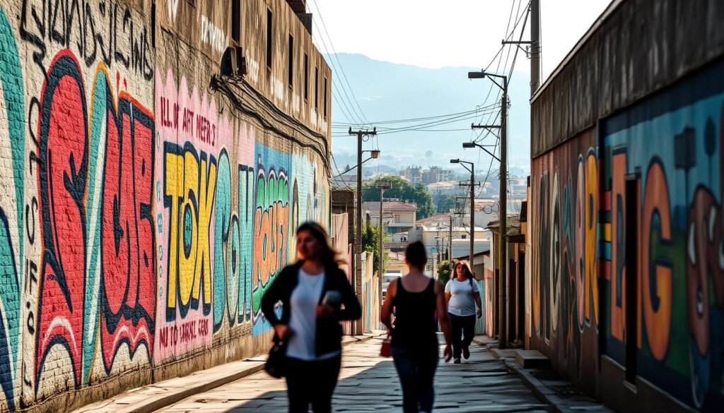 Grafiti en Comuna 13 de Medellín