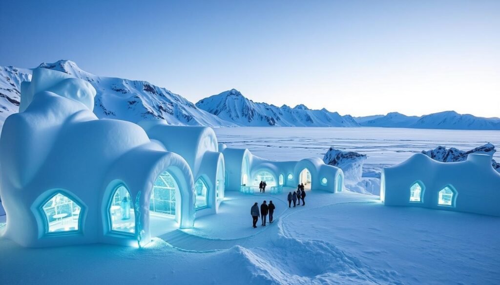 Hoteles de hielo en destinos impresionantes