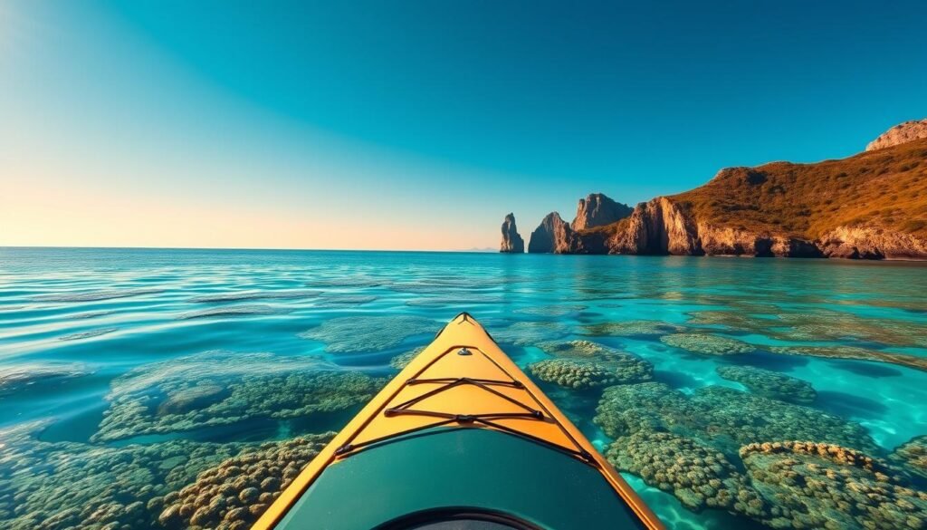 Kayak en la Gran Barrera de Coral