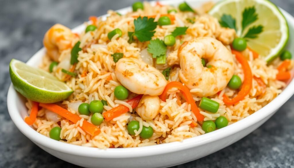 Khao Pad arroz frito tailandés