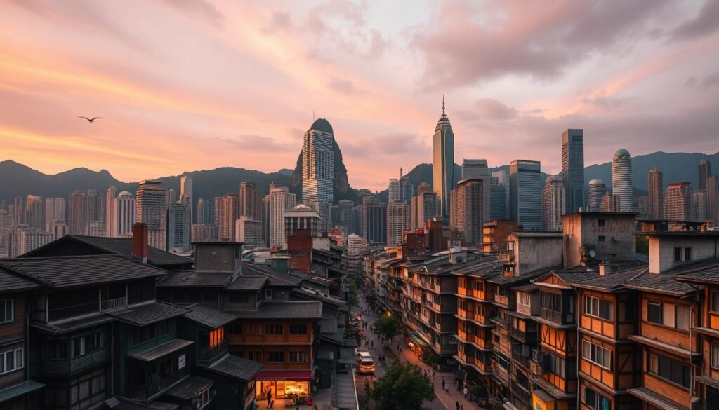 Kowloon Hong Kong Skyline