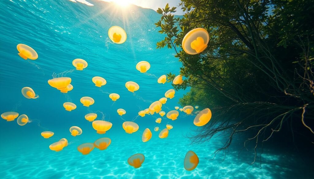 Lago de las Medusas en Palau