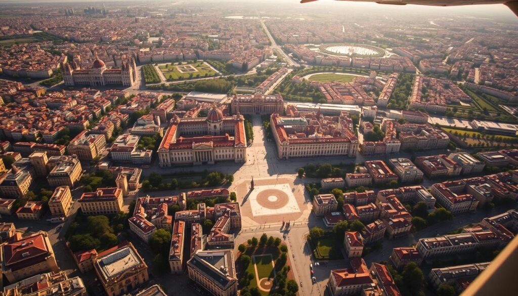 Madrid vista desde una avioneta