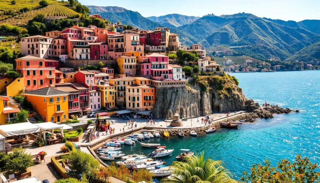 Manarola pueblo italiano