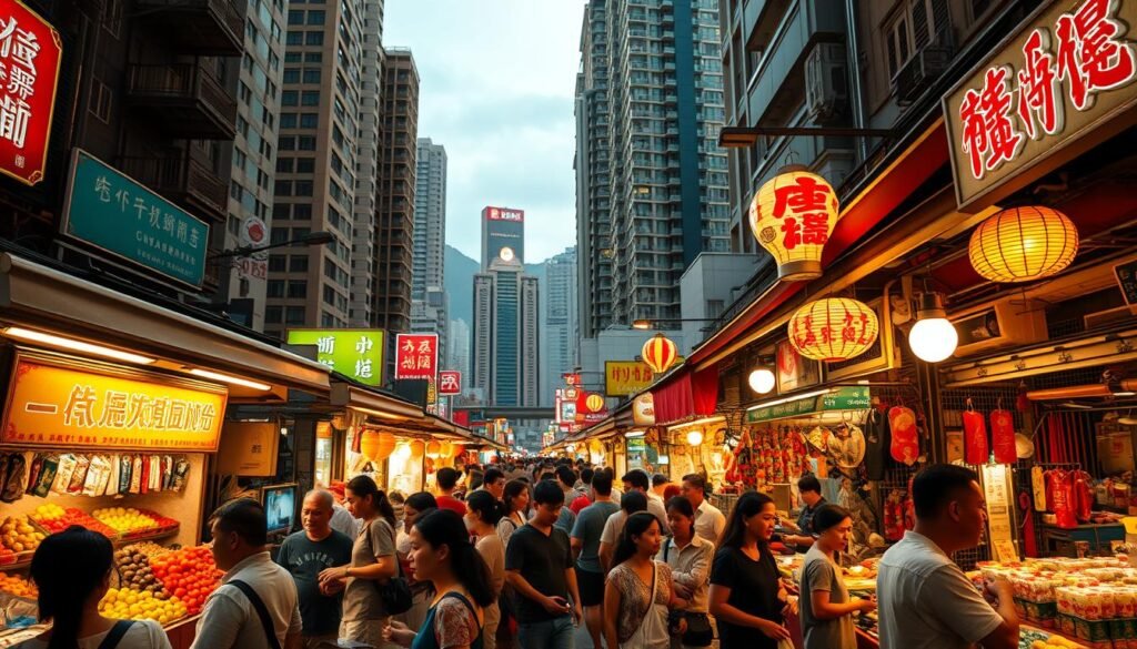 Mercados nocturnos de Hong Kong
