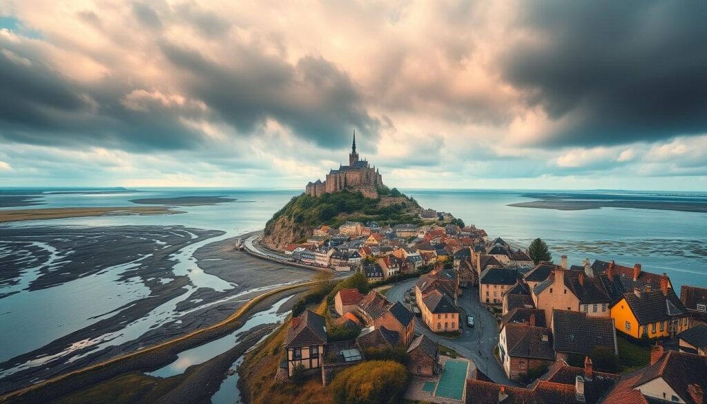Mont Saint-Michel vista panorámica