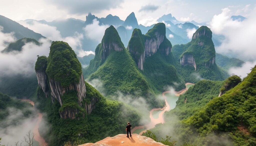 Montañas de Zhangjiajie paisaje