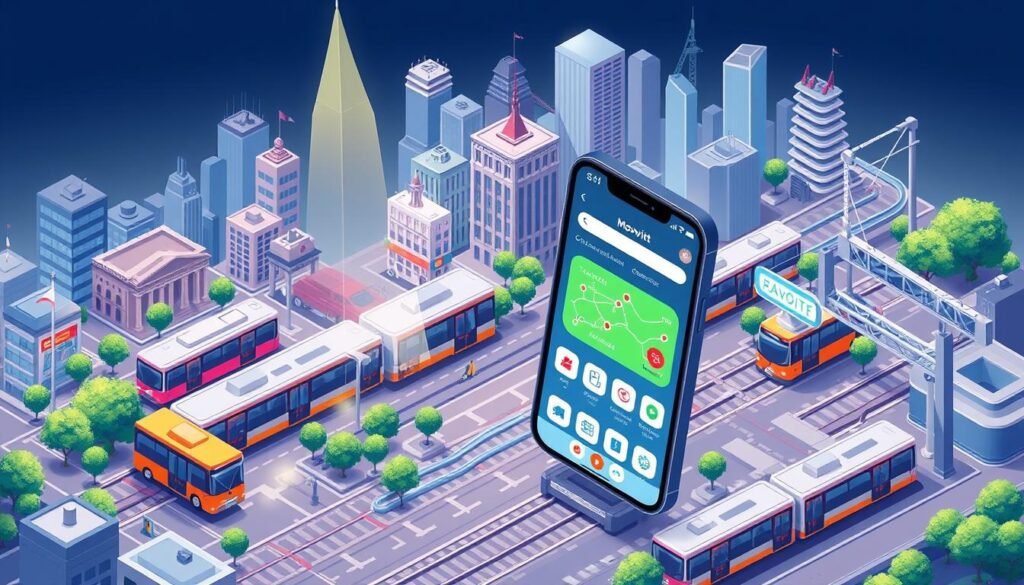 Moovit aplicación de transporte público