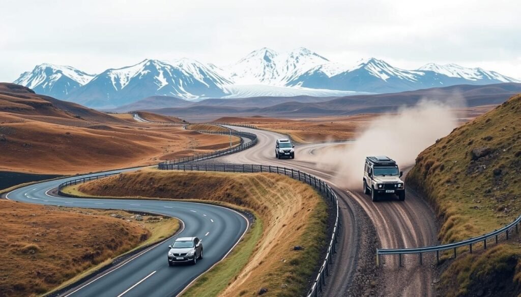 Opciones de transporte en Islandia