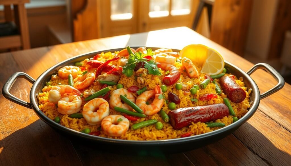 Paella Valenciana platos famosos