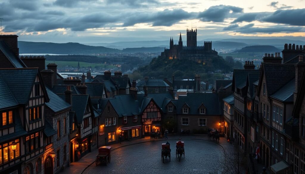 Paisaje medieval de Edimburgo