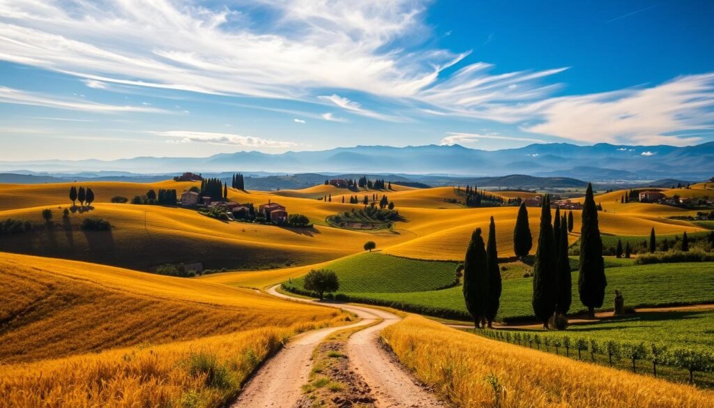Paisajes de la Toscana italiana