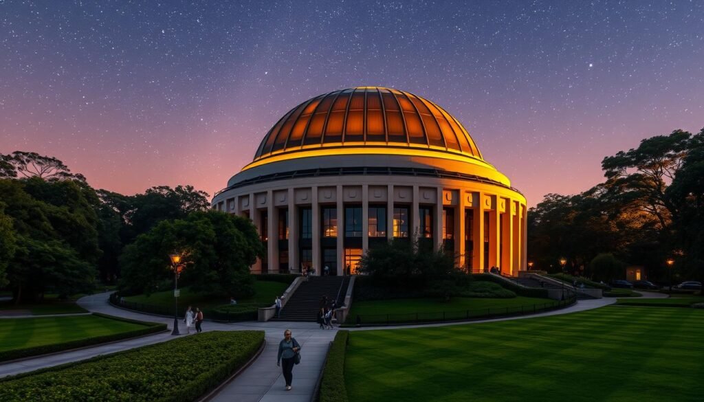 Planetario de Medellín en el Parque de los Deseos