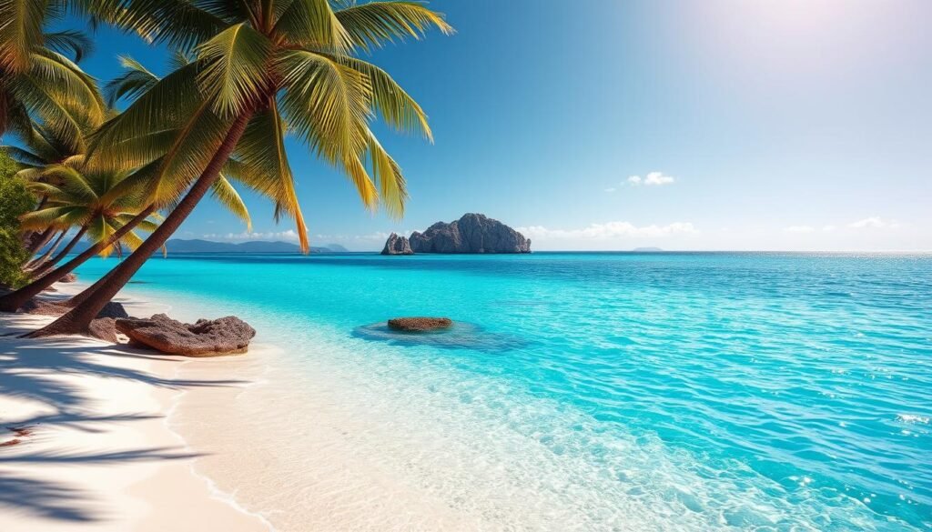 Playas del Caribe con aguas cristalinas