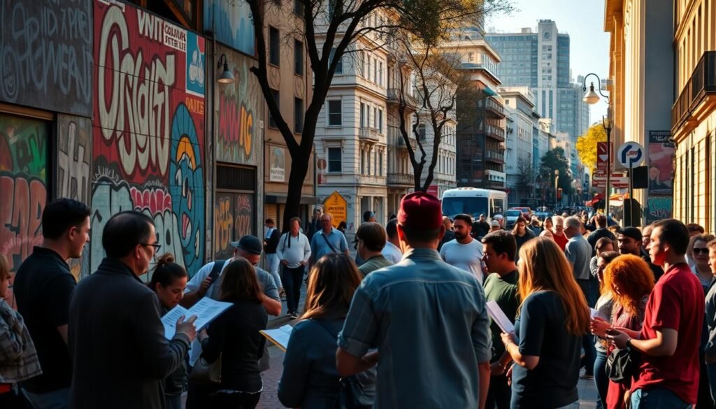 Poesía callejera en Buenos Aires