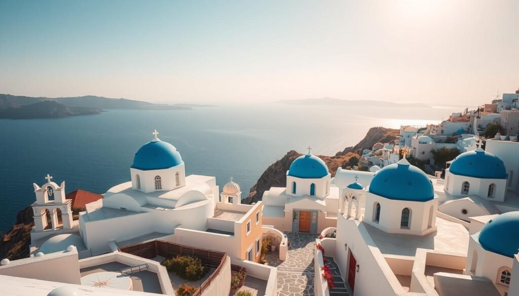 Santorini isla paradisiaca