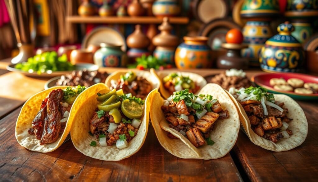Tacos mexicanos tradicionales