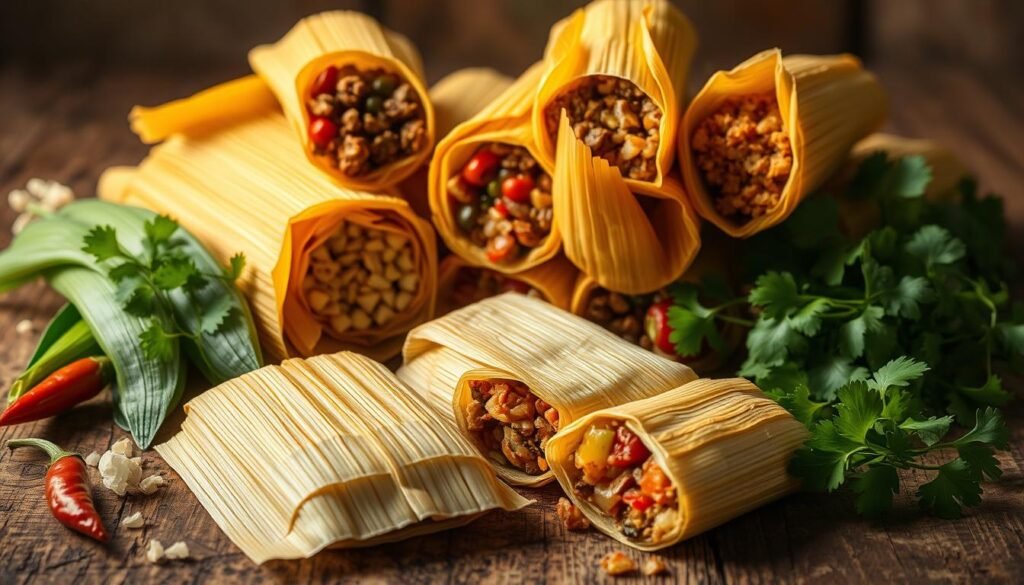Tamales tradicionales mexicanos