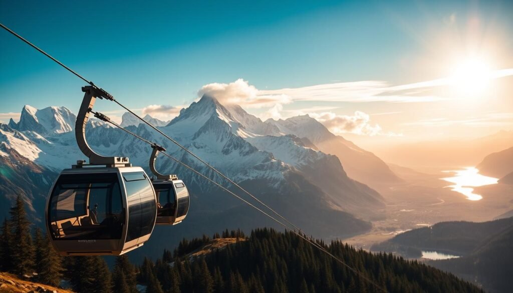 Teleféricos alpinos en Suiza