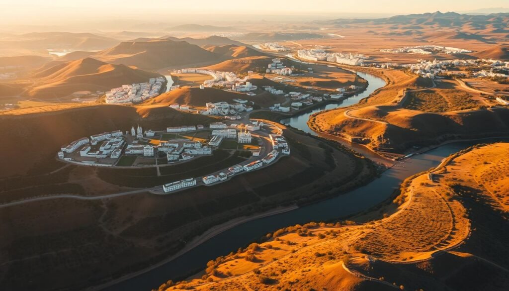 Vista aérea de Andalucía