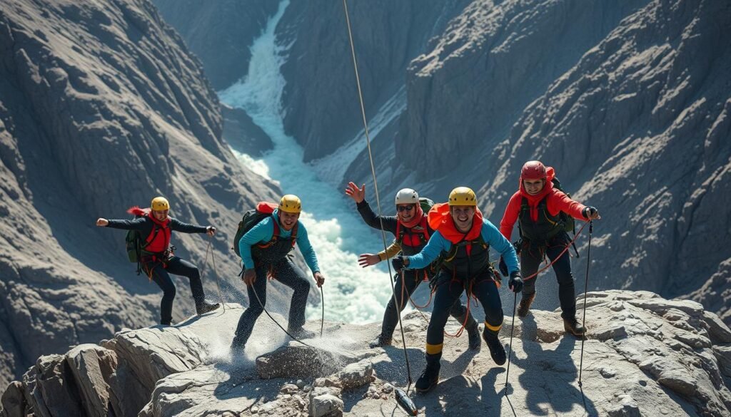 actividades grupales de adrenalina
