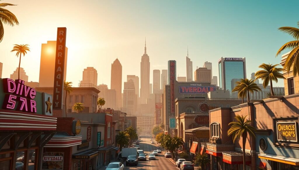 ciudad de Riverdale y Vice City