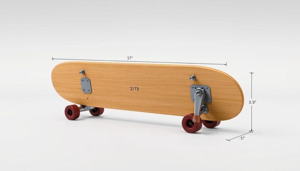 dimensiones y peso del skateboard