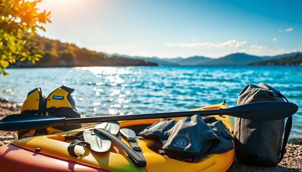 equipo esencial para kayak
