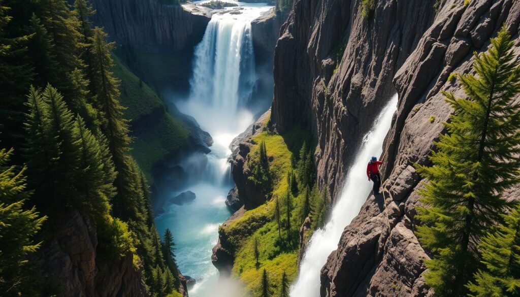 rapel en cataratas