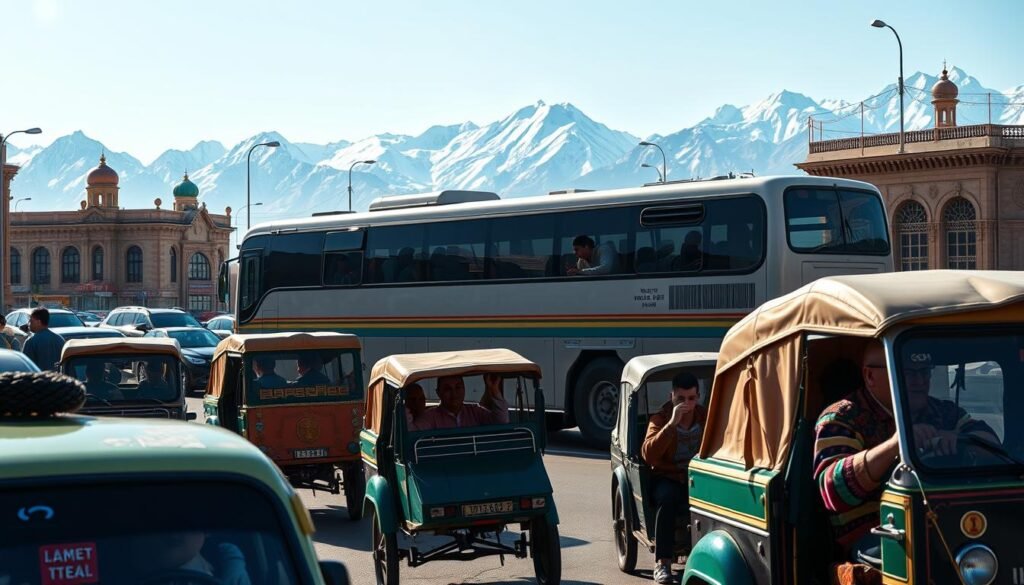 transporte en Asia Central