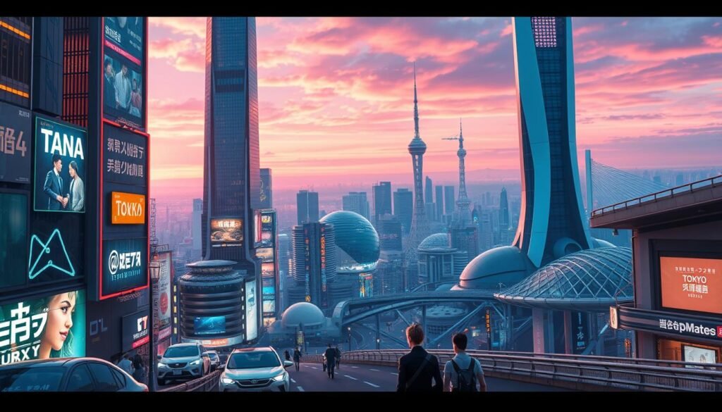 Distritos futuristas de Tokio