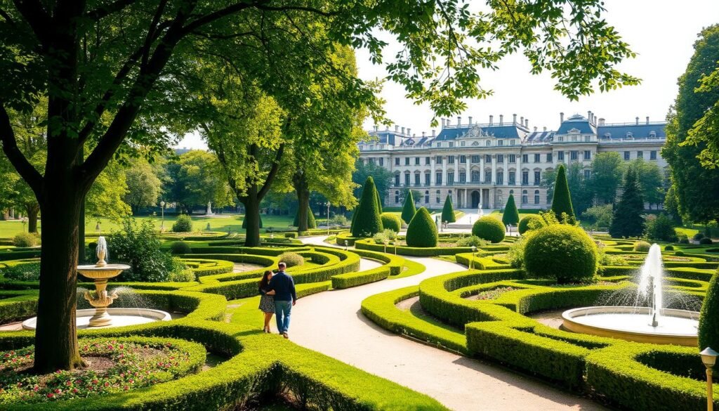 Jardines del Palais Royal en París