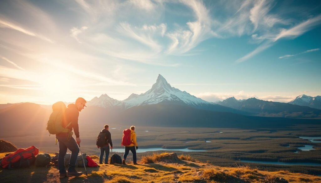Preparación para aventura en Patagonia